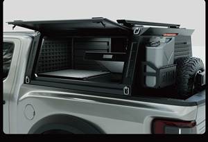ฝาครอบกระบะท้ายแบบครึ่งคัน <span class=keywords><strong>ส</strong></span>ำหรับรถกระบะ 4x4 เช่น Dodge RAM, Canopy, Byd Shark 6, Mazda Bt50, F150, Silverado, Tundra, Ranger - Product Image 2
