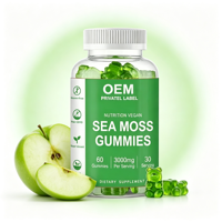 Gummies de mousse de mer pour adolescents et enfants de 4 ans et plus, unisexes, pour la famille, à prendre quotidiennement