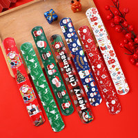 Bracelet sonore de Noël en plastique, motifs Bonhomme de neige, Élan, Père Noël, décoration de fête, cadeau fantaisie