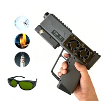 Allumeur laser portatif 100W 974nm, rechargeable, mise au point réglable, affichage numérique de la batterie, portée de 8 à 10 m, style pistolet