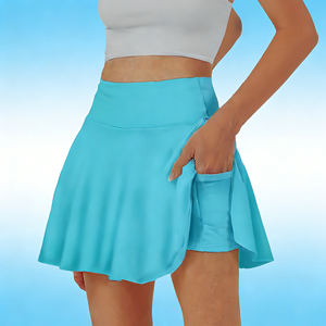 Offre spéciale sur Temu : Lot de 4 jupes-short plissées taille haute pour femme, fluides et sportives, avec poches, idéales pour le tennis, le golf, la course à pied et le quotidien. - Product Image 5