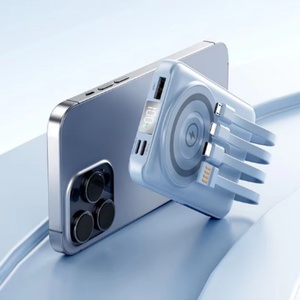 Banco de Energía de Gran Capacidad con Carga Rápida, Carga Inalámbrica y 4 Cables - Product Image 6