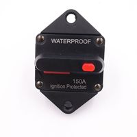 Disjoncteur manuel étanche 20A DC 12V-48V avec protection contre les surcharges pour voiture, camping-car, bateau, système solaire