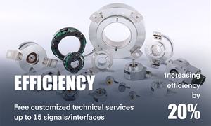 HENGXIANG <strong>Incremental</strong> <strong>Rotary</strong> <strong>Encoder</strong> K48-J12C2500/8Q8 2500ppr 8 Motor Poles ABZUVW 12 Signals TTL Supply Voltage DC5V IP50 - Product Image 4