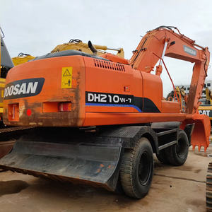Excavadora Doosan de segunda mano, máquina usada de segunda mano, excavación de ruedas en venta DH150W DH210W DX150W - Product Image 5