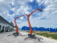 Chine 16m Spider Manlifter Télescopique Remorquable Autopropulsé Articulé Araignée Boom Lift Plate-Forme De Travail Aérienne