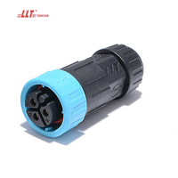 LLT IP68 étanche 3Pin M19 connecteur de câble circulaire mâle femelle prise cuivre laiton contrats pour l'alimentation électrique