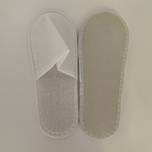 Индивидуальные одноразовые роскошные Тапочки для отеля с изысканным мастерством, мягкие и легкие Тапочки - Product Image 6