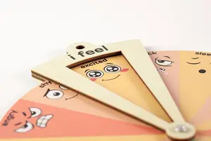 Children Wooden Emotional Control Board Mood Regulating Game Educational Toys For Kids