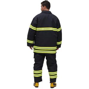 Fábrica de fornecimento EN469 Combate a incêndios Terno Tecron Aramida Tecido Water-Proof Segurança Vestuário Anti-Static Bombeiro - Product Image 2