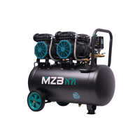 Compresseur d'air Paintball sans huile MZB 750wx2 50L Mini Compresor De air