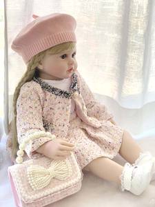 Reborn Baby Pink Princess Hat se puede cambiar niña sosteniendo dormir suave princesa niña regalo <span class=keywords><strong>de</strong></span> cumpleaños - Product Image 3