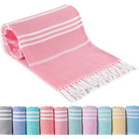 Quick Dry 100% Cotton Turkish Beach Towel Sand Free Turkish Bath Towel for the Pool