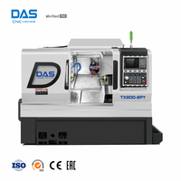 DAS Torno CNC de cama inclinada de alta precisión Tornos de Banco Cnc Torreta eléctrica con torno Cnc de contrapunto hidráulico programable