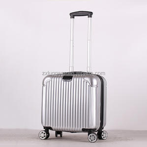 Haute qualité 16 pouces cabine bagages couleur argent <span class=keywords><strong>valise</strong></span> chariot bagages dur bagages - Product Image 1