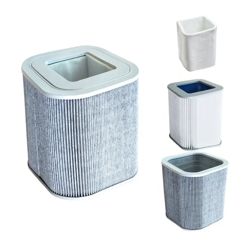 A set of Filters Cartridges Pre-filter cotton Middle Filter Active Carbon Hepa Air Filters Supplier