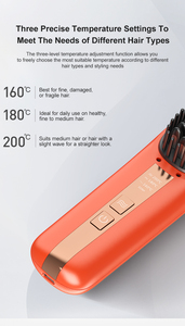 หวีจัดแต่งทรงผมแบบร้อน ปี 2026 ช่วยฟื้นฟูเส้นผม พร้อมระบบ EMS บำรุงสุขภาพหนังศีรษะ ลดรังแคและอาการอักเสบ กำลังเป็นที่นิยมในยุโรป - Product Image 5