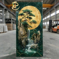 Plaques en plastique haute brillance, panneaux PVC marbre décoratif, panneaux UV marbre, feuilles PVC marbre