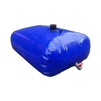 Récipient de stockage d'eau en PVC enduit Réservoir de stockage d'eau de style uni étanche avec des techniques tricotées en chaîne pour l'utilisation du sac