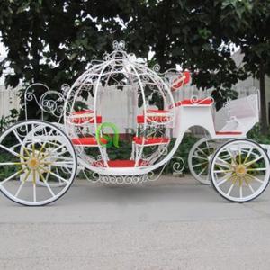 Carruaje clásico de Cenicienta, carro eléctrico sin caballos, carro de calabaza para desfiles de flotadores, alquiler exclusivo en áreas escénicas - Product Image 2