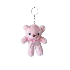 10cm Velvet Teddy Bear Pendant Plush <b>Toy</b> with PP Cotton Filling Wedding Throwing 4-inch Grab Machine Doll Key - Product Image 2