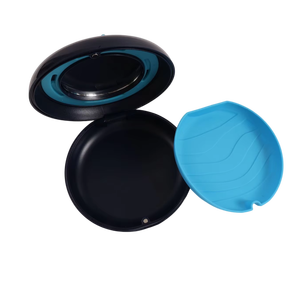 Étui <span class=keywords><strong>pour</strong></span> aligneur de forme ovale élégant, protège-dents de <span class=keywords><strong>nuit</strong></span> portable <span class=keywords><strong>pour</strong></span> les voyages, conteneur buccal <span class=keywords><strong>pour</strong></span> le sport - Product Image 2