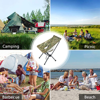 Chaise de Camping ultralégère, chaise d'extérieur, oreiller gonflable et sac de transport pour Camping pêche sac à dos