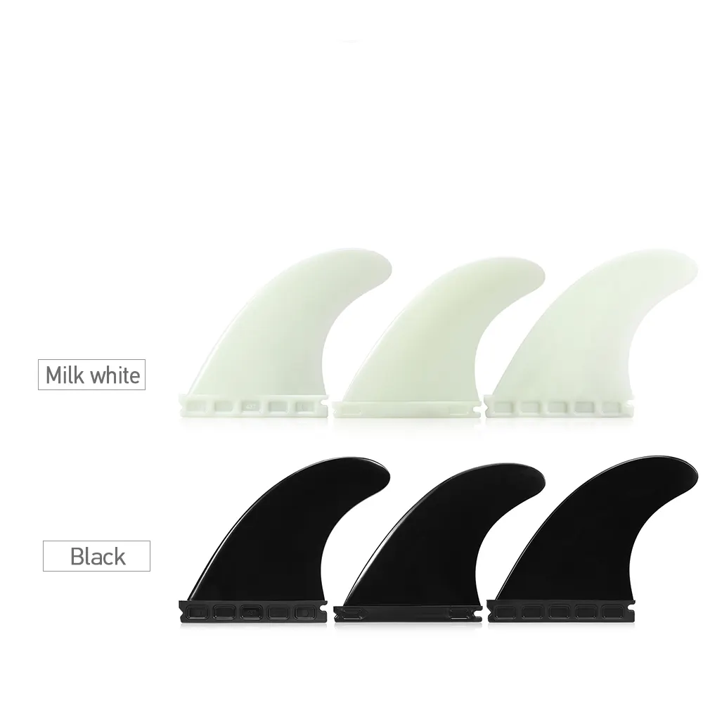 3 PCS Thruster Future G5 Plastic Surfboard Fin For Surfboards in Surfing