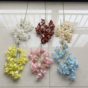 Nouvelles fleurs artificielles réalistes en soie : Osmanthus, Gypsophile et petites fleurs sauvages parfaites pour <span class=keywords><strong>la</strong></span> décoration de mariage (moulage par injection) - Product Image 3