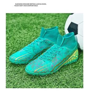 Индивидуальные Новые мужские и женские футбольные кроссовки спортивные футбольные Нескользящие профессиональные футбольные ботинки - Product Image 5