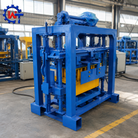 Machine semi-automatique de fabrication de blocs de béton QT40-2, équipement de moulage de briques en ciment pour la production de briques creuses, pleines et de pavés