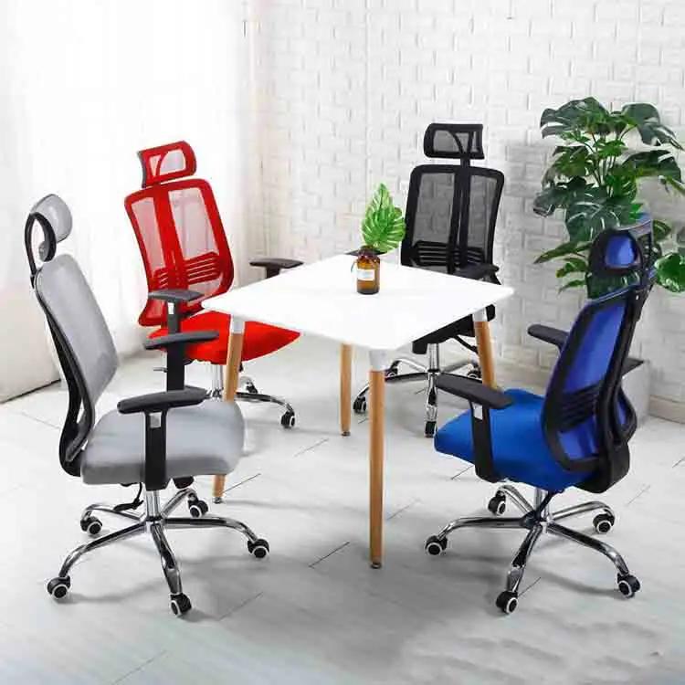 Vente en gros, chaise de bureau pivotante, mobilier de bureau ergonomique, en tissu moderne, en maille, à vendre