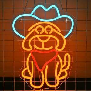 Skateboard Dog Deskorolka LED Neon Light Sign ABS Decoración de pared para Mall Companies Wedding Game Room Dormitorio Home Bar Sala de estar - Product Image 2