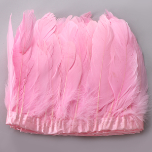 1M Nhuộm 13-18Cm Lông Ngỗng Trắng Ngỗng Bất Ngỗng Ribbon Rìa Cho DIY Thủ Công May Tẩy Trắng Mô Hình Váy Váy Chất Liệu - Product Image 2