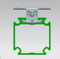 Accessoires de terrasse en composite WPC étanche sans soudure pour poutres industrielles DIY, en alliage d'aluminium, utilisés pour les murs et sols extérieurs