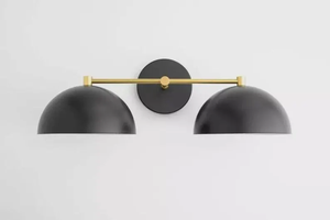 Mid-Century Brass <b>Wall</b> Sconce 1950s Sputnik <b>Modern</b> Flush Mount <b>Light</b> Fixture for Retro and Stylish Home Lighting - Product Image 6