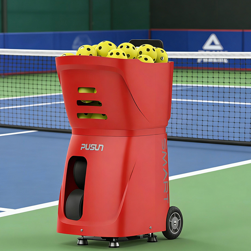 PP Smart Portable Pickleball Training Machine Battery Powered for Indoor Outdoor Practice
