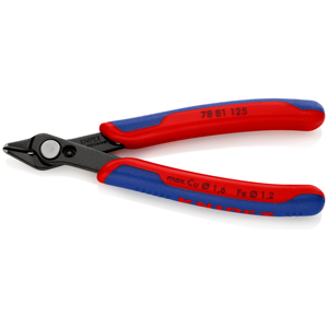 Alicates Electrónicos Knipex Super Knips 78 81 125 Max Cu 1.6 Fe 1.2 - Product Image 1