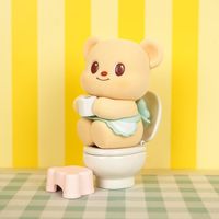 Mini Ours de Beurre Originaux Loisirs Série Chronique Figurine Vinyle Peluche Figurines Boîte Aveugle Poupées Jouets Cadeaux Pendentif Poupée Jouet