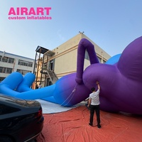 Ballon géant gonflable créatif en forme de personnage de dessin animé, style 2026, pour la décoration de toits et d'activités commerciales