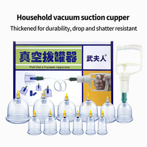 Kit de ventouses à usage domestique, 12 ventouses en silicone, pompe manuelle, élimination de la cellulite, relaxation musculaire, utilisation facile, soin complet du corps - Product Image 2