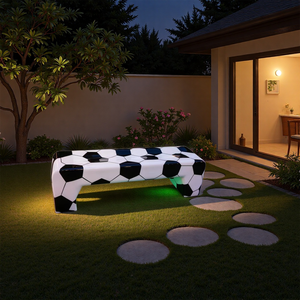 <span class=keywords><strong>Tavolo</strong></span> e Sedia da <span class=keywords><strong>Giardino</strong></span> a Tema Calcio Luminosi e Creativi per Esterni - Product Image 3