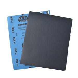 Disque de ponçage Matador P800 en carbure de silicium, adhésif, bleu, papier abrasif humide pour le polissage du bois, des meubles et de la peinture automobile - Product Image 1