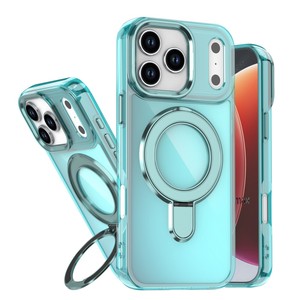 Ốp điện thoại iPhone 17 16 15 14 13 12 cao cấp, có giá đỡ từ tính, mạ điện sáng bóng, dành cho iPhone 17 Pro Max - Product Image 6