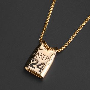 Baloncesto <span class=keywords><strong>Kobe</strong></span> <span class=keywords><strong>Bryant</strong></span> Jersey encanto forma colgante enlace collar N0.24 superestrella fans regalos - Product Image 4