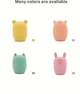 Eco-Friendly 4Pcs Animals Shape Silicone Baby <b>Bath</b> Set Spray Water Toy for Boys Girls Pool Bathroom Toys - Product Image 5