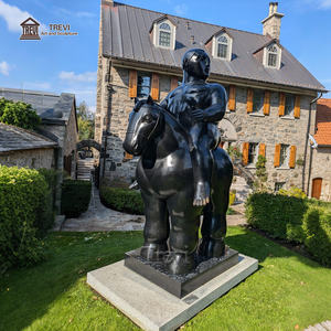 Estatua de Caballo Gordo de Bronce Fundido TREVI, Escultura de <span class=keywords><strong>Fernando</strong></span> Botero de Gran Tamaño para Decoración de Exteriores - Product Image 2