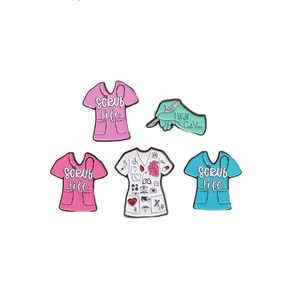 Europeo americano creativo medico spilla infermiere abbigliamento metallo distintivo accessori commemorativi stile Festival per anniversario - Product Image 1