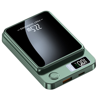 JXT LED Display 5000mAh Banques d'alimentation mobiles Banque d'alimentation magnétique sans fil PD 20W Phone Fast Charge Portable Power Bank