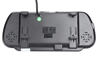 Monitor de espejo retrovisor de coche con pantalla mimética de 6,5 pulgadas Monitor de botón táctil de 12V 24V para vehículo